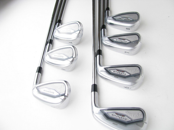 NEW Callaway Quantum Max Iron Set 5-PW+GW KBS Max 90 Steel Stiff +1/2"