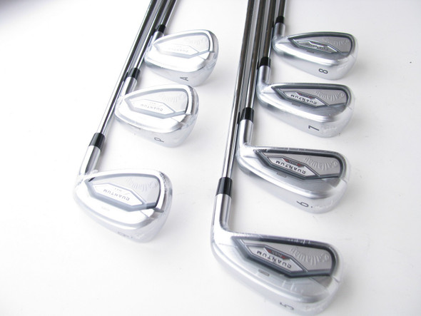 NEW Callaway Quantum Max Iron Set 5-PW+GW KBS Max 90 Steel Regular +1/2"