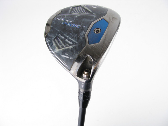 Callaway Paradym Ai Smoke Max D 3 Wood 15* Graphite Cypher Forty 5.5 Regular +HC
