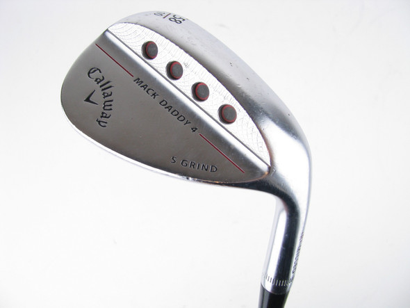 Callaway Mack Daddy 4 Lob Wedge 58 degree 58-10 S Grind Steel Wedge Flex
