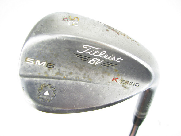 Titleist Vokey SM6 Lob Wedge 58 degree 58-12 K Grind Steel Stiff