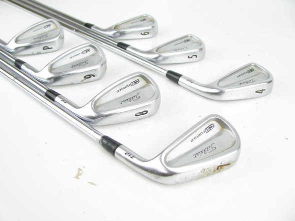 Titleist 712 CB Forged Iron Set 4-PW Steel Dynamic Gold S300 Stiff -1/4"