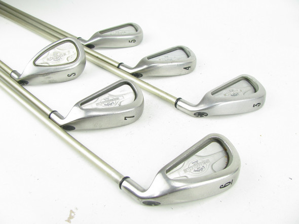 LADIES Callaway Steelhead X-14 Iron Set 3-7+SW Graphite Gems Ladies