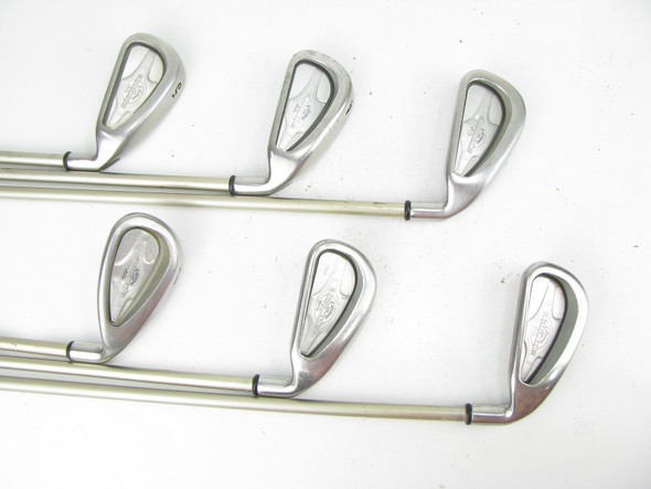 LADIES Callaway Steelhead X-14 Iron Set 3-7+SW Graphite Gems Ladies