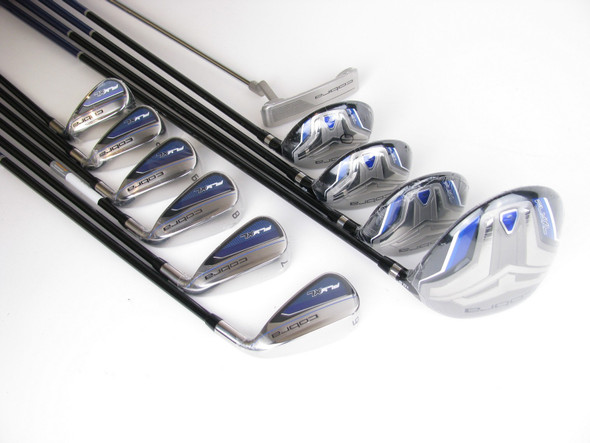 NEW Cobra Fly XL Complete Set 1W 5W 4H 5H 6-PW SW Putter Graphite Regular +HC