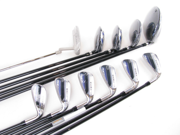 NEW Cobra Fly XL Complete Set 1W 5W 4H 5H 6-PW SW Putter Graphite Regular +HC