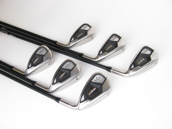 Callaway Rogue ST Max OS Lite Iron Set 6-PW+GW Graphite Cypher 5.0 Senior +1/2"