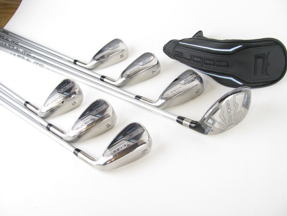 LADIES NEW  Cobra Air X Ultralite Set 5H+6-PW+SW Graphite Ultralite 45  +1/2"