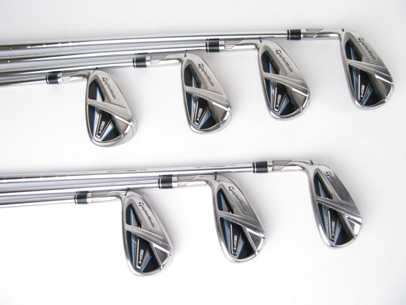 LEFT HAND TaylorMade SIM Max Iron Set 5-PW+GW KBS MAX 85 Steel Regular -1/2"