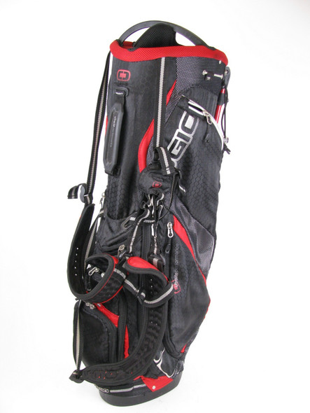 Ogio Ultralite Carry Golf Bag Black/Red 7 Dividers