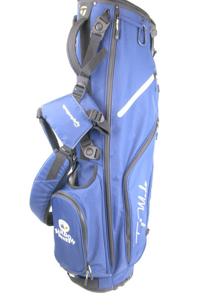 TaylorMade FlexTech with Bandon Dunes Logo Stand Golf Bag Blue 3 Dividers