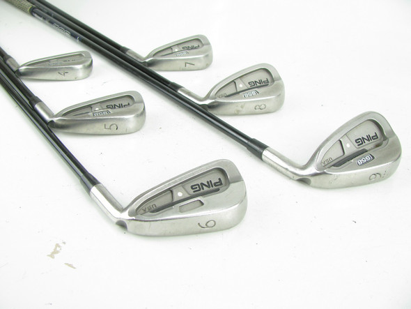 Ping S58 WHITE DOT Iron Set 4i-9i Graphite Regular -3/4"