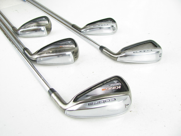 Cobra King F6 Iron Set 5-PW Steel Stiff MISSING 9 IRON