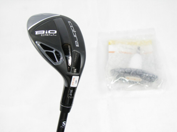 Cobra Bio Cell BLACK 3-4 Hybrid 19*-22* w/ Graphite Stiff Flex +