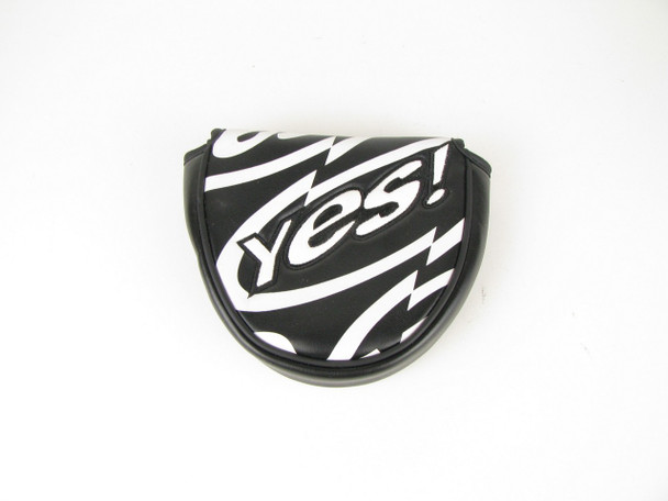 Yes! Large Mallet Putter Headcover BLACK/WHITE