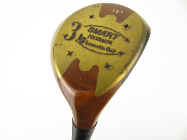 VINTAGE Louisville Golf Smart Persimmon Elmore Just Fairway 3 wood