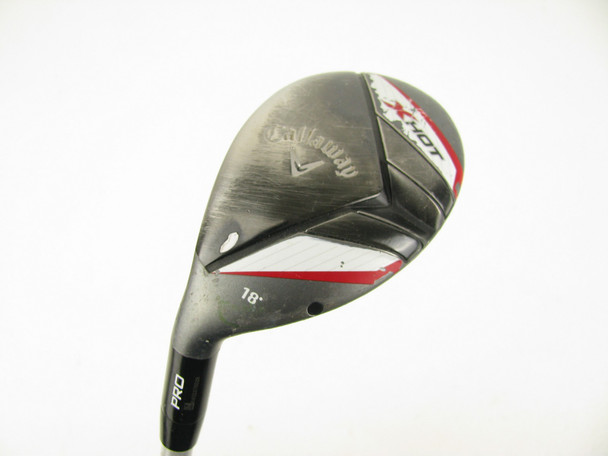 LEFT HAND Callaway X Hot Pro Hybrid 18 degree with Graphite