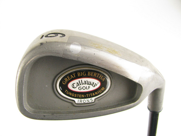 Callaway Great Big Bertha Tungsten Titanium 6 iron w/ Graphite RCH