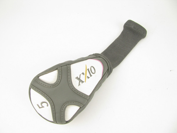 LADIES XXIO Grey/White/Pink Fairway 5 wood Headcover