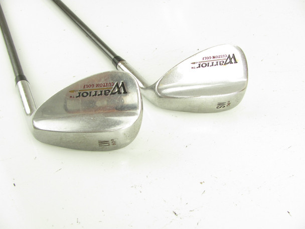 Set of 2 Warrior Custom Golf Sand Wedge 56* and Lob Wedge 60*