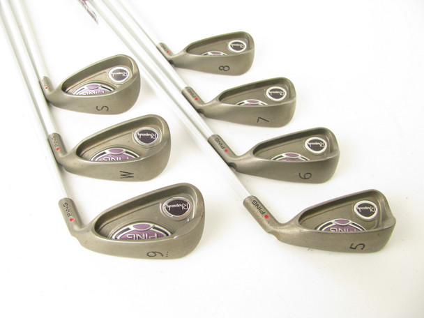 LADIES Ping Rhapsody RED DOT Iron Set 5-PW+SW Graphite Ladies