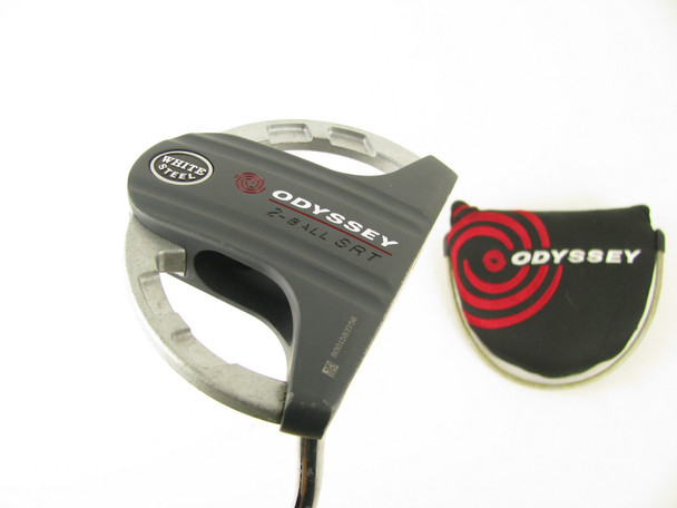 Odyssey White Steel 2-Ball SRT Putter 33" +HC Odyssey White Steel 2-Ball SRT Putter 33" +HC