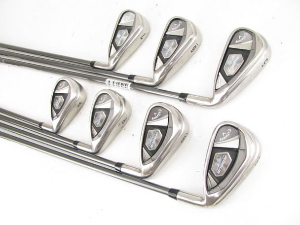 Callaway Rogue X Iron Set 5-PW+AW Graphite Senior