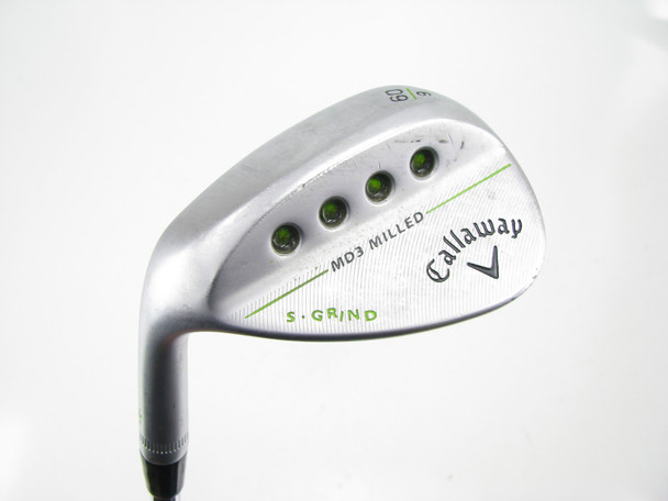 LEFT HAND Callaway MD3 Milled Grind S-Grind Lob Wedge 60 degree Steel Stiff
