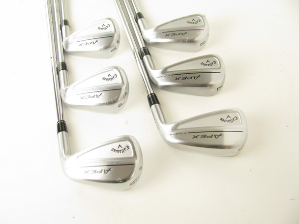 Callaway Apex Ti Fusion 250 Iron Set 6-PW+GW Dynamic Gold Mid 90 Stiff