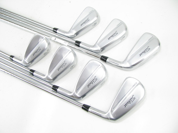 NEW Titleist T250 Forged Iron Set 4-PW AMT Black Steel Stiff