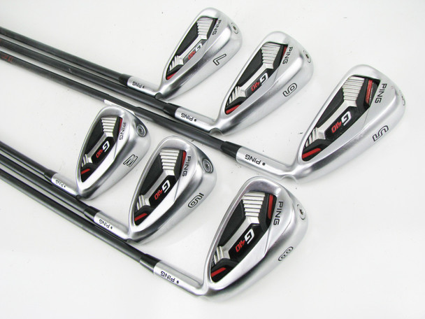 Ping G410 BLACK DOT Iron Set 5-PW Graphite Senior