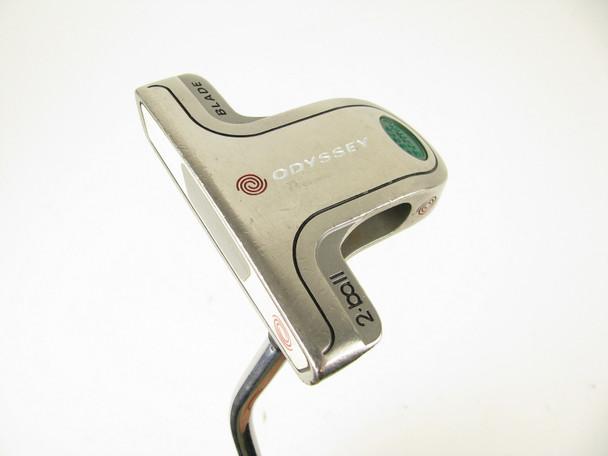 LEFT HAND Odyssey White Steel 2-Ball Blade Putter 35"