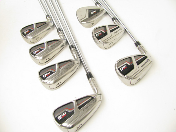 LEFT HAND TaylorMade M6 Iron Set 5-PW+GW Steel KBS Max 85 Regular +1/2"