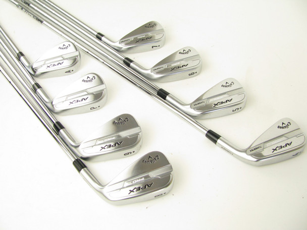 Callaway Apex Pro 2021 Forged Iron Set 4-PW+GW Elevate 115 Steel Stiff -1/4"