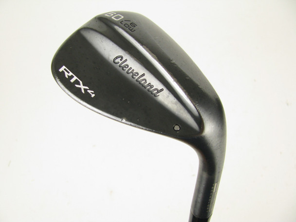 Cleveland RTX4 BLACK Lob Wedge 60* 60-06 Dynamic Gold Tour Issue S400 Stiff