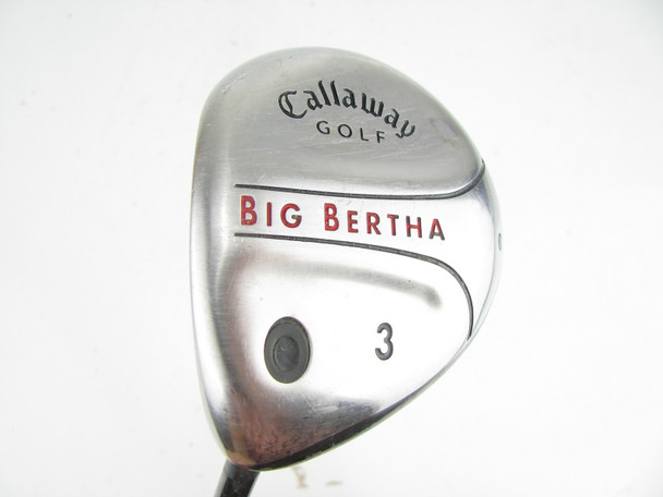 LEFT HAND Callaway Big Bertha 2004 3 Wood Graphite Stiff