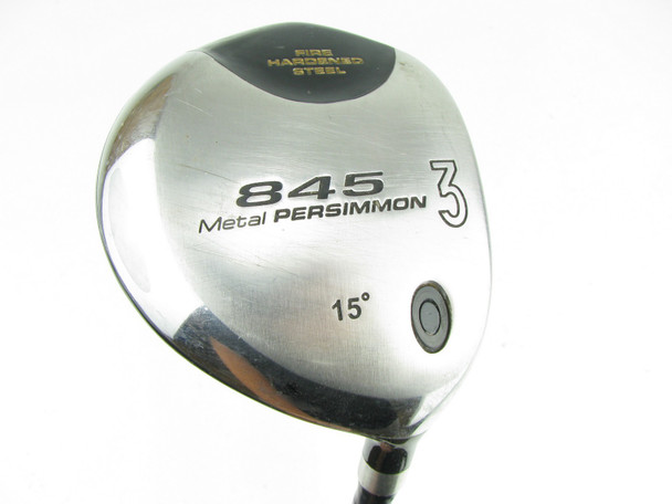 Tommy Armour 845 Metal Persimmon 3 Wood 15 degree Graphite Regular