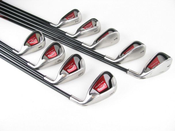 Callaway Big Bertha 2008 Iron Set 3-PW+GW Graphite Mid Kick 75 Regular +1 1/4"