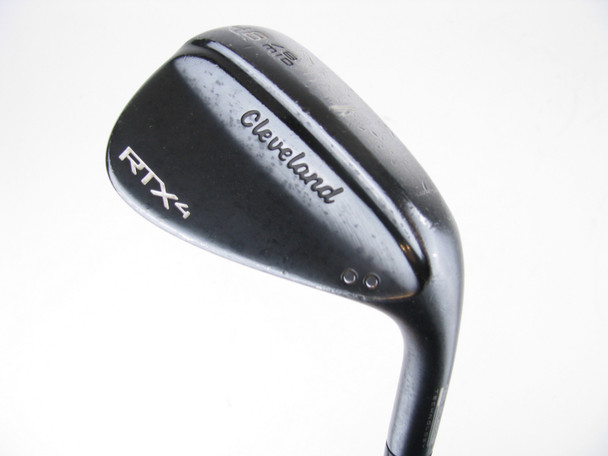 Cleveland RTX4 Black Gap Wedge 48 degree 48-08 Mid Steel Tour Issue S400 Stiff