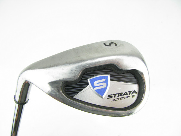 LEFT HAND Strata Ultimate Sand Wedge Steel Stiff
