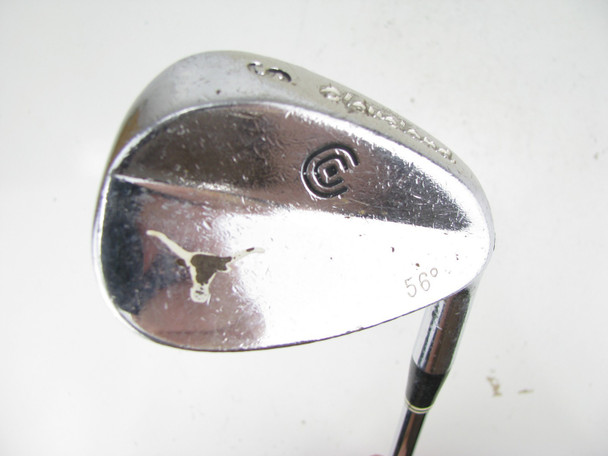 Cleveland Sand Wedge 56 degree Texas Longhorns Logo Steel Stiff