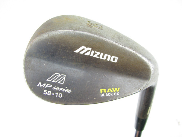 Mizuno MP Series Sand Wedge 58 degree 58-10 RAW Black OX Steel Wedge