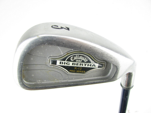 Callaway Big Bertha X-12 Pro Series 3 Iron Graphite RCH 99 Senior
