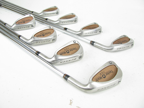 TaylorMade Burner LCG Iron Set 3-PW Steel Rifle S-90 Stiff -1/4"