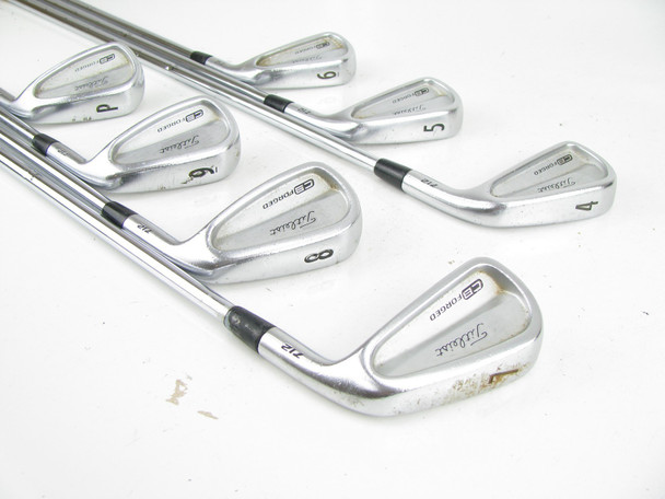 Titleist 712 CB Forged Iron Set 4-PW Steel Dynamic Gold S300 Stiff -1/4"