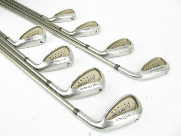 LADIES TaylorMade Burner SuperSteel Iron Set 3-PW Graphite Ladies