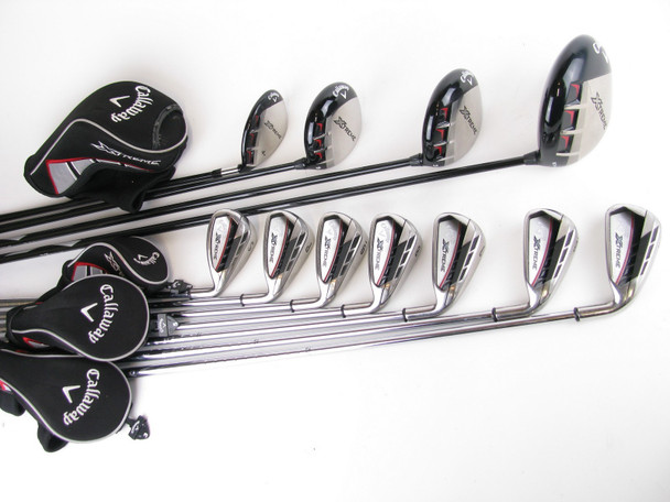Callaway Xtreme Complete Set 1W,3W,5W,#4H,5-PW+SW Graphite/Steel Uniflex +HC