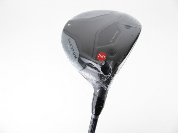 NEW Callaway Quantum Max D 3 Wood 15 degree Graphite Denali Frost 70g Stiff