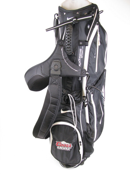 Nike Extreme Sport IV with Coors Light Logo Stand Golf Bag BLACK 8 Dividers
