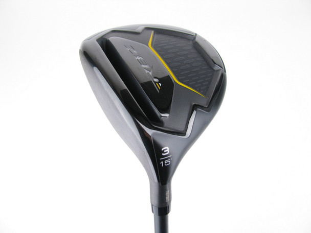LEFT HAND TaylorMade RBZ Rocketballz Black 3 Wood 15* Rocketfuel 55 Regular
